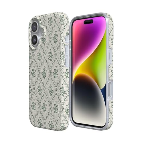Casely iPhone 17 Case | Sage Tapestry | Floral Vines | Compatible with MagSafe | Classic Ultra Slim Design - Image 2