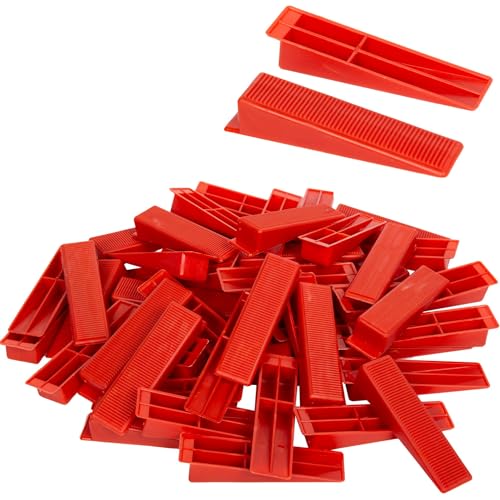 Zaptec Plastic Tile Levelling Wedges For Removing Lippage Unevenness During Tile Laying In Both Floor & Walls (Pack of 100 Pieces) - Image 1