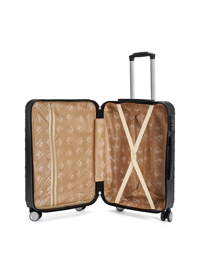LIMRA Travel Bags From limra it consists of 3 luggage bags with a modern design and a solid black color