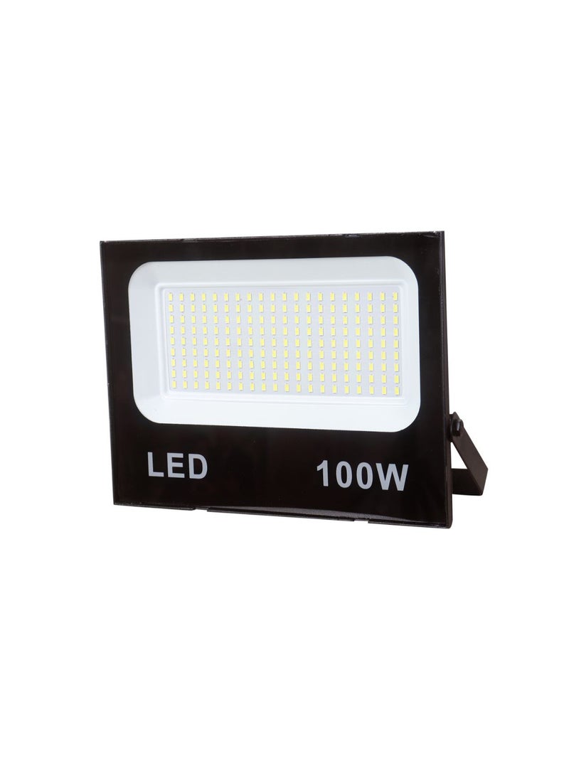 مصباح شارع خارجي بقوة 100 وات مع هيكل معدني، ضوء أبيض