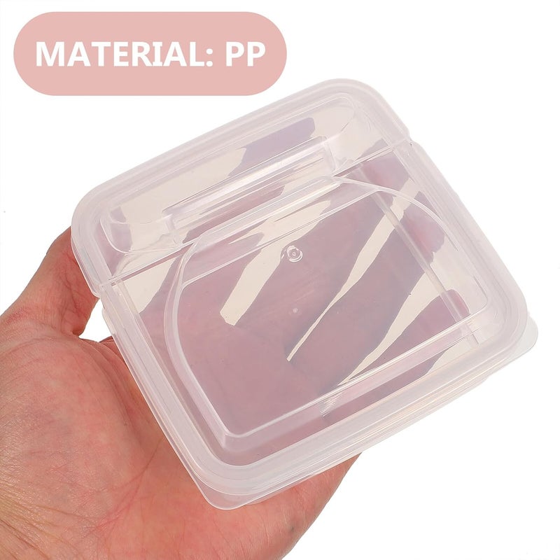 2pcs Cheese Slice Storage Boxes with Flip Lids Airtight Food Fresh-keeping Cases for Refrigerator Butter and Cheese Slices Preservation Kitchen Organizer - Image 2