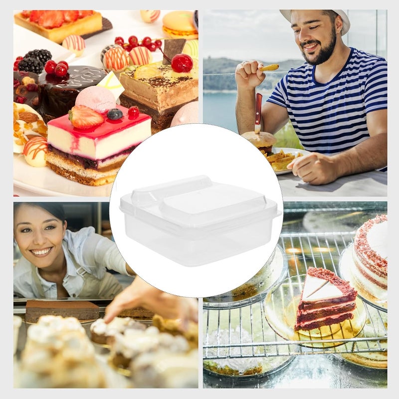 2pcs Cheese Slice Storage Boxes with Flip Lids Airtight Food Fresh-keeping Cases for Refrigerator Butter and Cheese Slices Preservation Kitchen Organizer - Image 5
