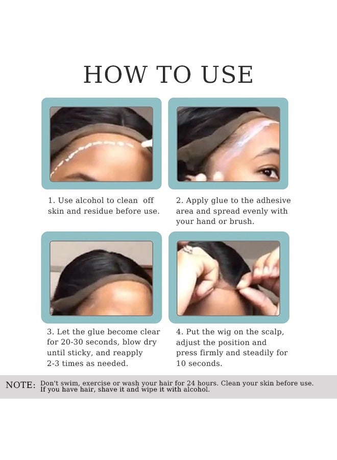 جوست بوند لاصق باروكة غراء الشعر الاحترافي هير لابز جوست بوند ، XL ، 1.3 أونصة (38 مل) - Image 5