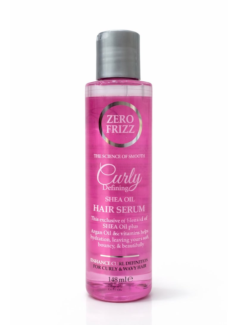 Zero Frizz Curly Defining Shea OIL Hair Serum 148ml - Image 2