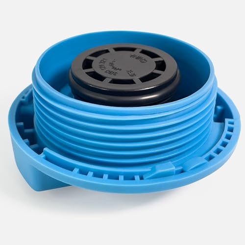 Click&Fit Blue Coolant Overflow Reservoir Cap compatible with Audi 2000-2012, VW 1999-2012 engine antifreeze expansion tank lid 1J0121321B, 3B0121321, thread dia 2.42in (61.8 mm) - Image 3