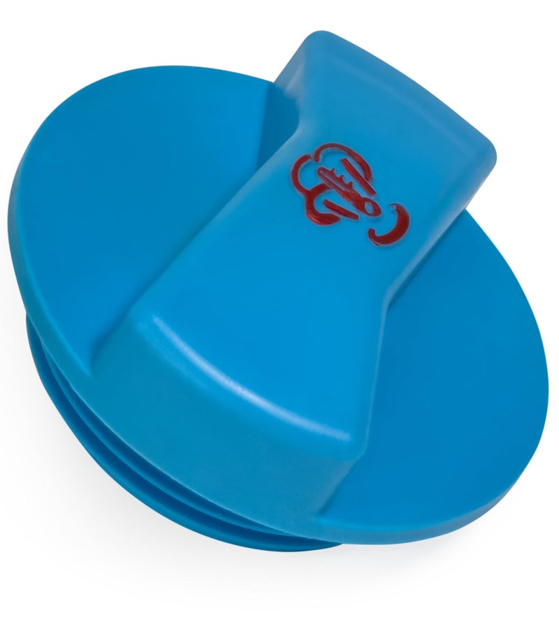 Click&Fit Blue Coolant Overflow Reservoir Cap compatible with Audi 2000-2012, VW 1999-2012 engine antifreeze expansion tank lid 1J0121321B, 3B0121321, thread dia 2.42in (61.8 mm) - Image 1