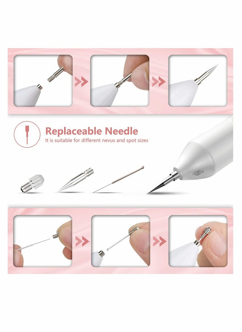 KASTWAVE - Skin Tag Remover, KASTWAVE Skin Tag Removal Kit Tools with Home Usage USB Charging/30 Replaceable Device to Remove Skin Tags- Gold - Image 1