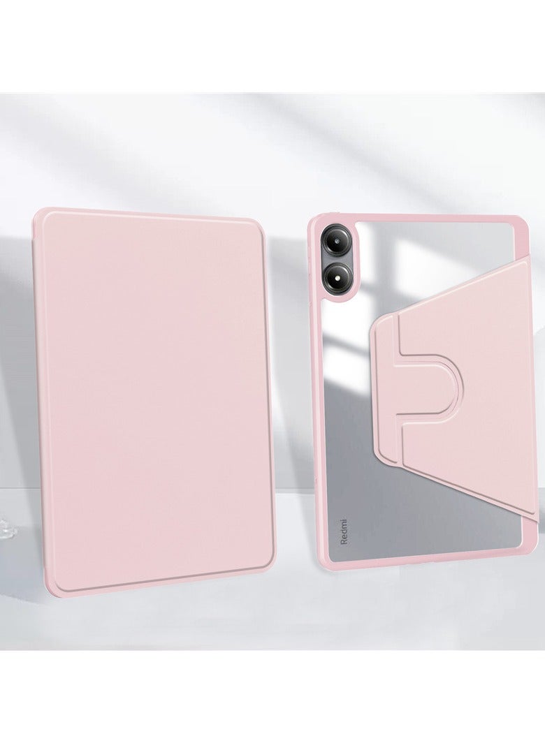 General Xiaomi Redmi Pad Pro 12.1-inch 2024 Tablet Case - 360 Degree Rotating Protective Stand Transparent Back Cover Case  - Image 5