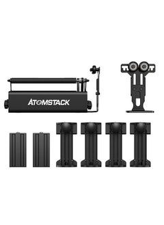 R3 PRO Roller for Cylindrical Irregular Objects with 360° Rotating Engraving Axis 8 Angle Adjustments Support Frame Engraving Diameter As Small As 4MM Compatible with 95% of Laser Engraving Machines