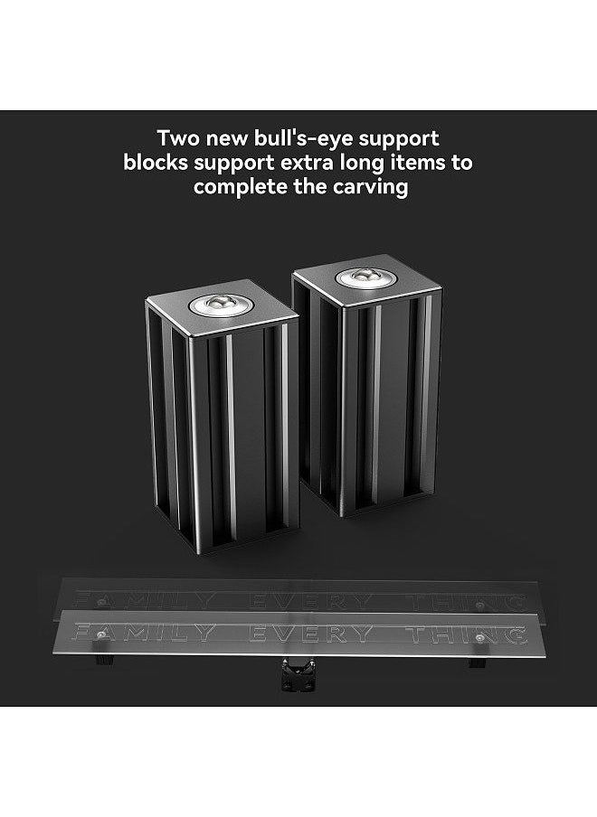 ATOMSTACK - R3 PRO Roller for Cylindrical Irregular Objects with 360° Rotating Engraving Axis 8 Angle Adjustments Support Frame Engraving Diameter As Small As 4MM Compatible with 95% of Laser Engraving Machines - Image 1