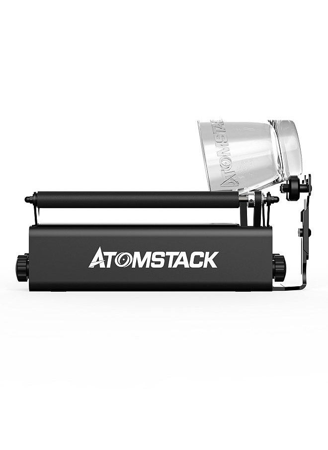 ATOMSTACK - R3 PRO Roller for Cylindrical Irregular Objects with 360° Rotating Engraving Axis 8 Angle Adjustments Support Frame Engraving Diameter As Small As 4MM Compatible with 95% of Laser Engraving Machines - Image 1