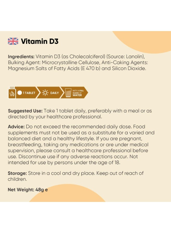 WeightWorld أقراص فيتامين د3 بقوة عالية 4000 وحدة دولية - مكمل غذائي، 400 قرص - Image 5