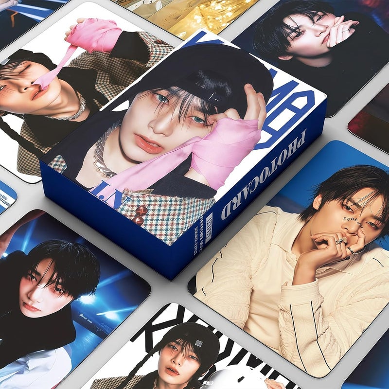 PYAJUU Stray Kids KARMA Photocards 127PCS KARMA Album Photo Card Set Stray Kids The 4th Album Merch 55 PCS Photocard and 72 PCS Stickers Gift for STAY Straykids 2025 Gift Set (I.N) - Image 3