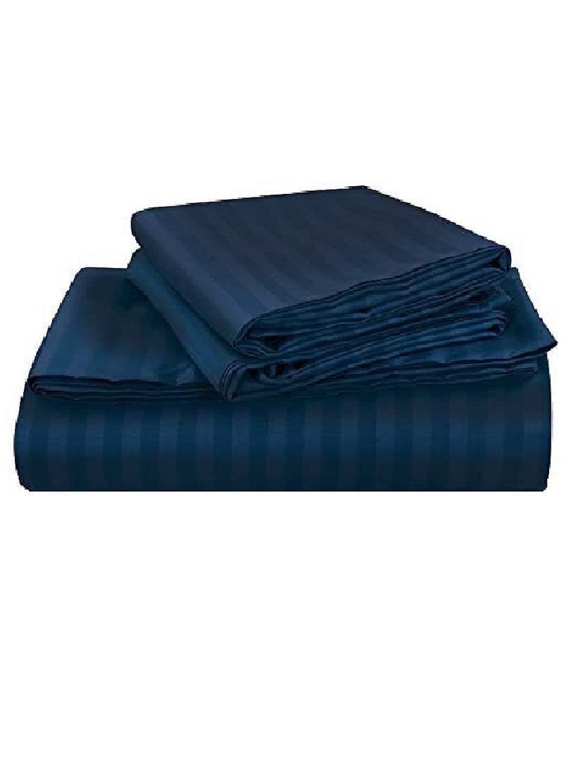 Blueberry Extra Deep Pocket Sheets 100% Cotton 3 Piece Sheet Set 150x200+20cm - Image 1