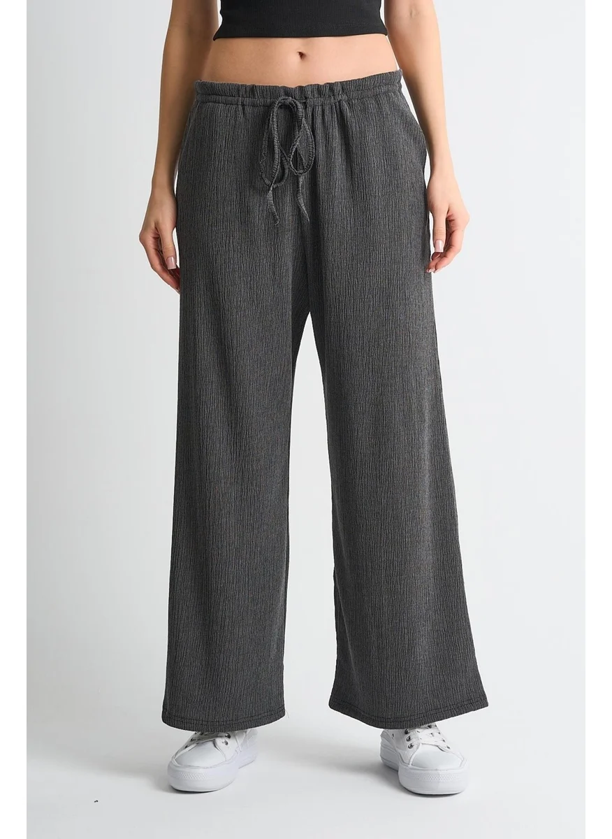 Alexander Gardi Alexandergardı Crepe Fabric Rope Tied Palazzo Trousers (B24-00231)