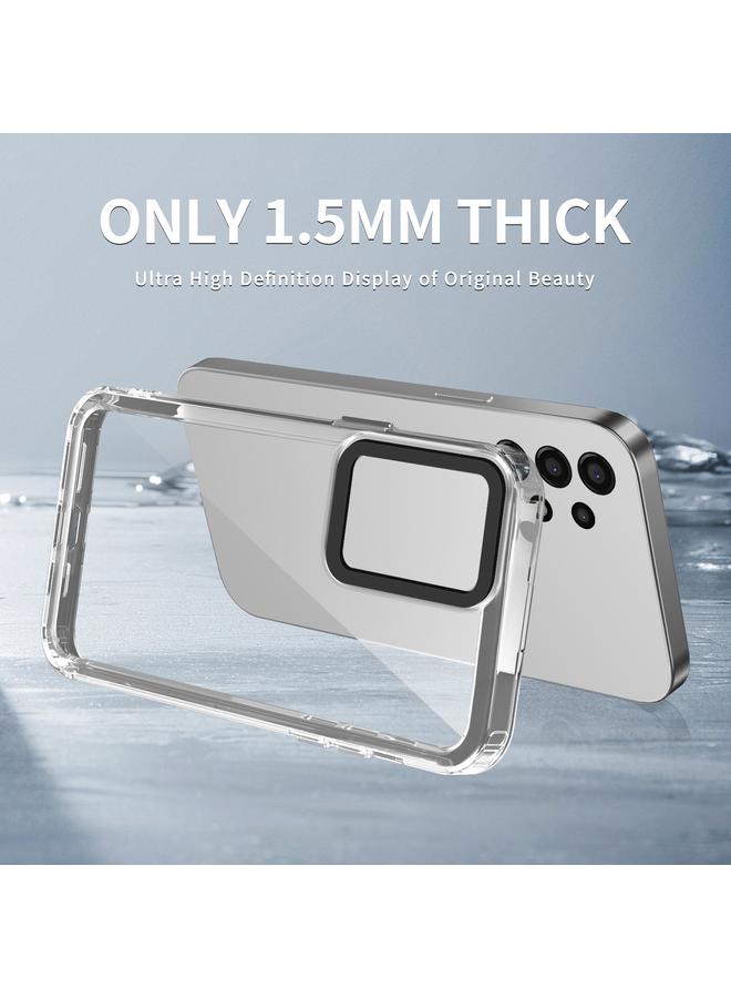 S-TOP Case For Samsung Galaxy A13 4G Transparent Acrylic + TPU Shockproof Phone Case - Image 2