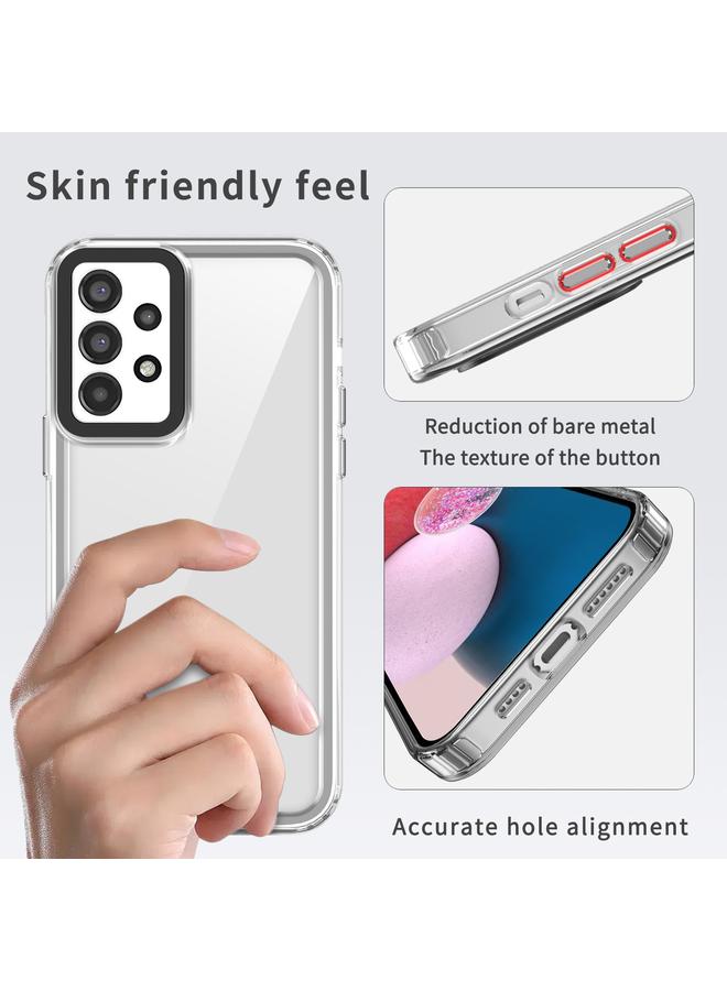 S-TOP Case For Samsung Galaxy A13 4G Transparent Acrylic + TPU Shockproof Phone Case - Image 5