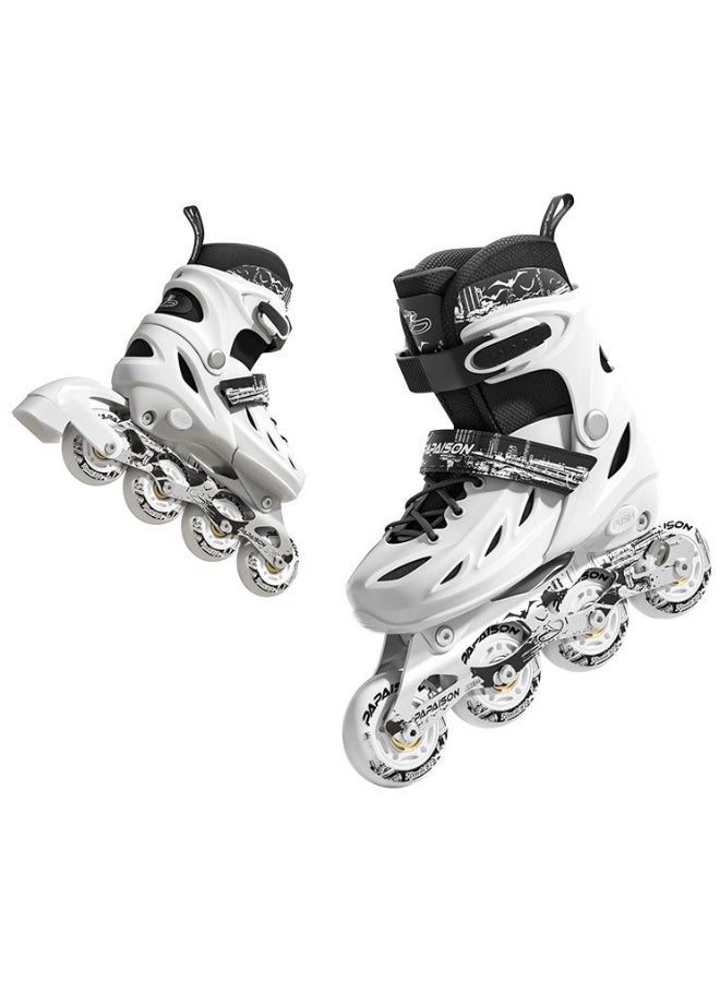 PAPAISON Roller Skating Shoes Inline Skates Adjustable Roller States with Full Light Up Wheel for Children - Image 3