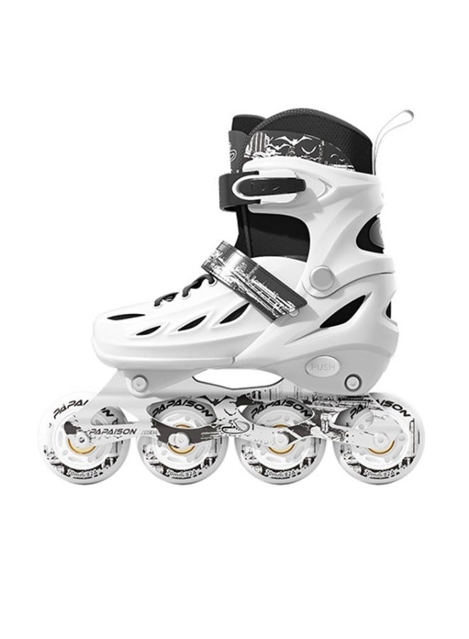 PAPAISON Roller Skating Shoes Inline Skates Adjustable Roller States with Full Light Up Wheel for Children - Image 4