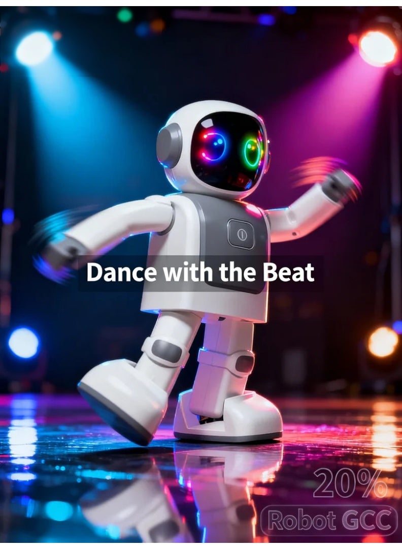 robotgcc Robert Holiday Gift for Kids | Dancing Robot Bluetooth Speaker | App-Controlled Custom Dance | Gesture Interactive | Smart Educational Toy - Image 1