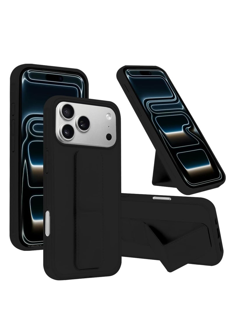 Houmt iPhone 17 Pro Case Finger Grip Holder Phone Cover For iPhone 17 Pro Multi-function Shockproof Case Two-in-One Phone Holder Cover For iPhone 17 Pro 6.3-inch - Image 1