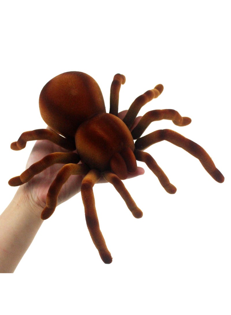 AROAQ Spider Remote Control Animal Large Size Realistic Tarantula Toys Vehicle Car Electric Kids Brown - Image 3