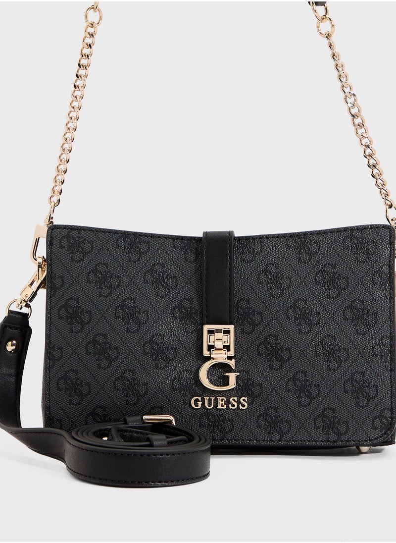 GUESS Zamira Top Zip Shoulder Bag  - Image 4