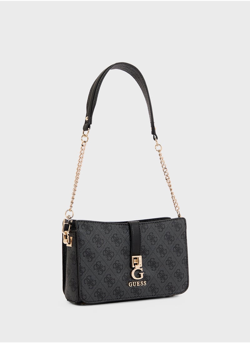 GUESS Zamira Top Zip Shoulder Bag  - Image 3
