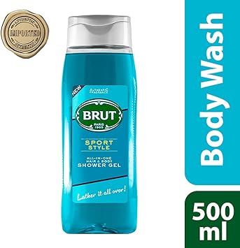 Brut Sport Shower Gel 500 ml for Men - Image 2