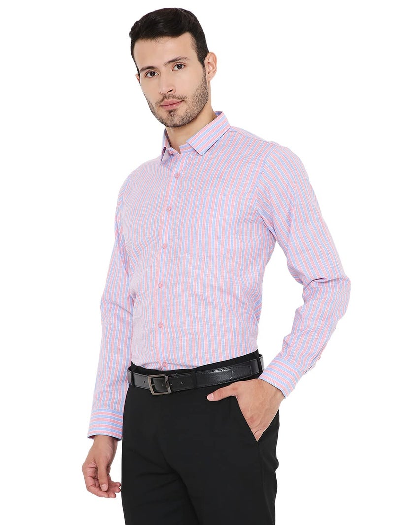 Maharaja Men's Regular Fit Formal Shirt (Pack of 3) (MSCombo19--38_Assorted_38) - Image 5