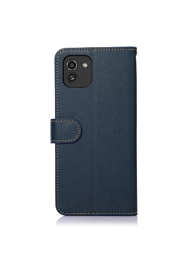 erorex Case For Samsung Galaxy A03 164mm KHAZNEH Litchi Texture Leather RFID Phone Case - Image 3