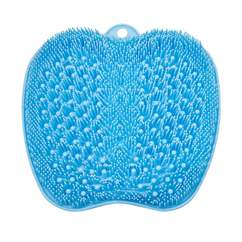 بيسكار Larger Foot Scrubber Mat with Non-Slip Suction Cups- Cleans, Smooths, Exfoliates  Massages Without Bending, Circulation  Soothes Tired Feet, Great for Shower or Bathtub - Image 1
