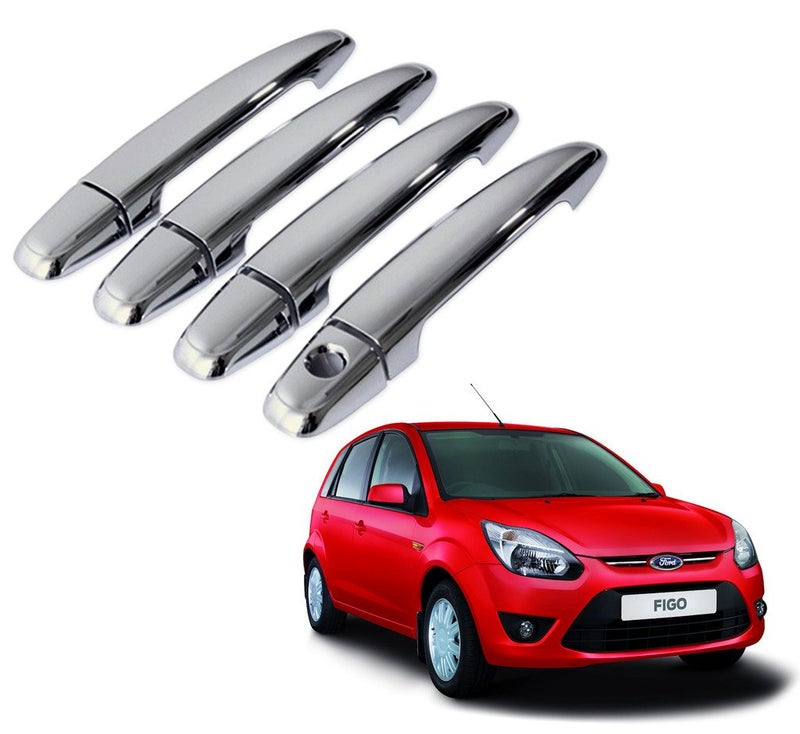 Auto Pearl Autopearl Chrome Door Handle Latch Cover for Figo (Set of 4) - Image 5