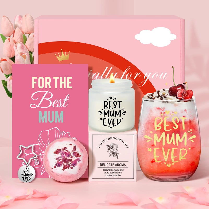 Tecanne Mothers Day Gifts Gifts for Mum from Daughter Son Christmas Birthday Gift Pamper Hamper Presents for New Mum Wife
