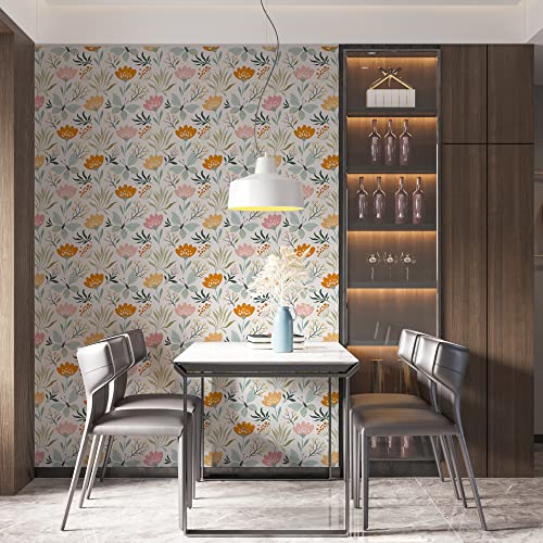 PAPER PLANE DESIGN Self-Adhesive Matte Waterproof Floral Wallpaper for Living Room Bedroom Hall(1 Roll Size 2 X 12 Feet) - Image 5
