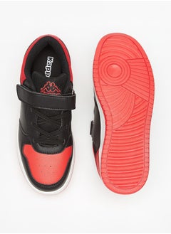 Kappa Boys' Colourblock Lace Detail Low Top Sneakers  with Hook and Loop Closure  - Image 4