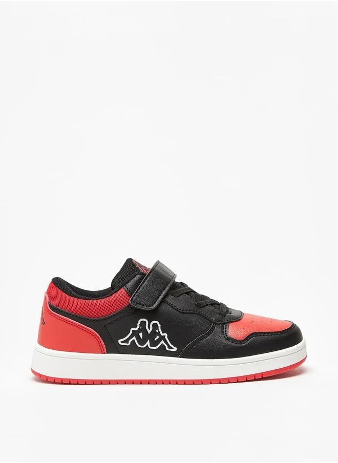 كابا Boys' Colourblock Lace Detail Low Top Sneakers  with Hook and Loop Closure