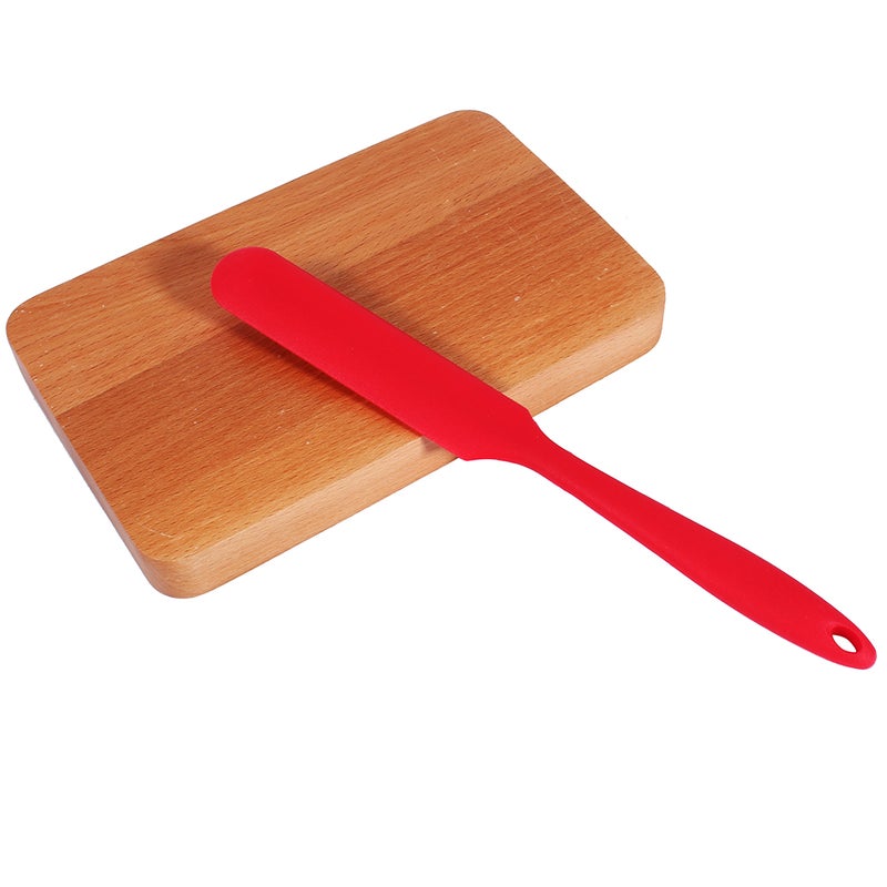 Cake Cream Butter Spatula Mixing Batter Scraper Brush Silicone Baking Cook Tool Red - Image 5