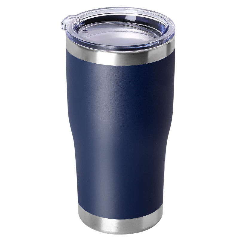 DOMICARE DOMICARE 20oz Tumbler with Lid Stainless Steel Tumblers Bulk, Double Wall Vacuum Insulated Coffee Travel Mug Powder  - Image 1