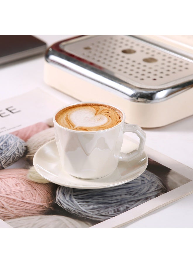 OASIS-TH 6 Sets of Luxurious Ceramic Turkish Arabic Coffee Cup Tea Cup Set - Image 5