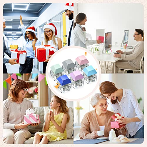 Yeetec 16 Pack Fidget Keyboard Keychain Toys, Finger Keyboard Fidget Toy, Keycap Fidget Keychain for Stress Relief, DIY Crafts, Party Supplies, 16 Colors - Image 5