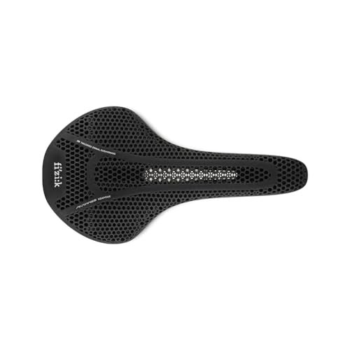 Fizik مقعد دراجة فيزيك فينتو أنتايرس R3 التكيفي، مطبوع بتقنية 3D، أسود، 140 مم - Image 1