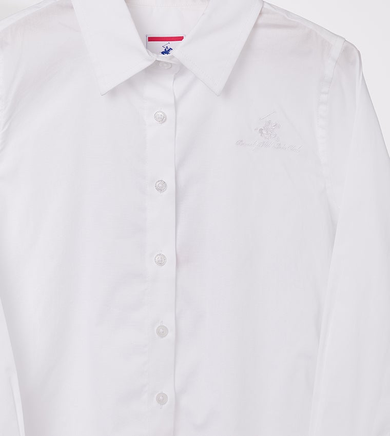 BEVERLY HILLS POLO CLUB Bhpc Kids White Shirt - Image 3