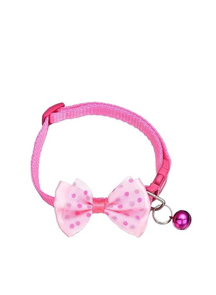 Altheqa Cute pet collar new design with bow and bell - Image 1