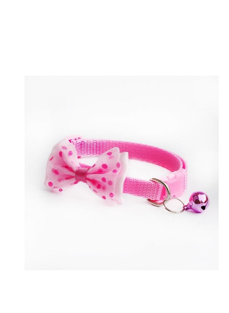 Altheqa Cute pet collar new design with bow and bell - Image 2