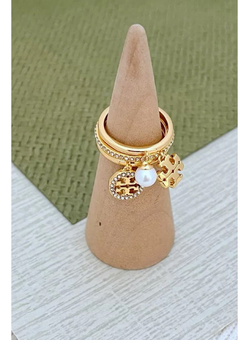 Burch TB three-ring stacked ring size 7 - Image 4