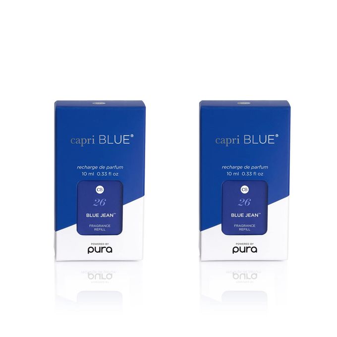 Capri Blue Blue Jean Pura Smart Home Plug-in Diffuser Refills  Capri Blue Pura Refills  Pura Diffuser Refills with a Linen Scent  Long-Lasting Aromatherapy Diffuser Refills (Pack of 2) - Image 4