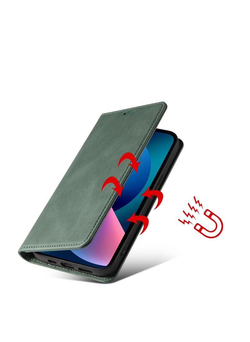 Loquat Suitable For iPhone Solid Color Flip Type Anti-fall Mobile Phone  Case - Image 2