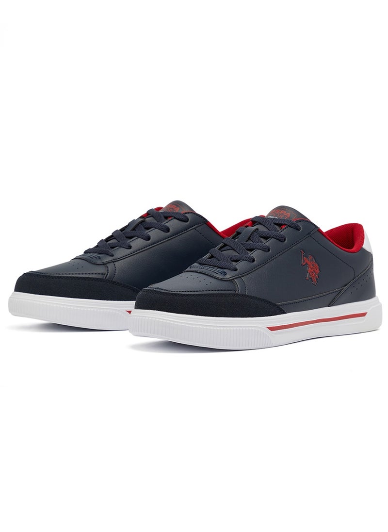 U.S. Polo Assn. - Men's Navy Low-Top Sneakers - Lightweight Lace-Up Design, Comfortable for Everyday Outfits - Image 1