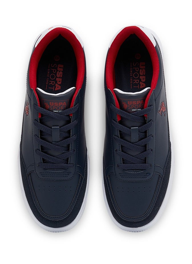 U.S. Polo Assn. - Men's Navy Low-Top Sneakers - Lightweight Lace-Up Design, Comfortable for Everyday Outfits - Image 1
